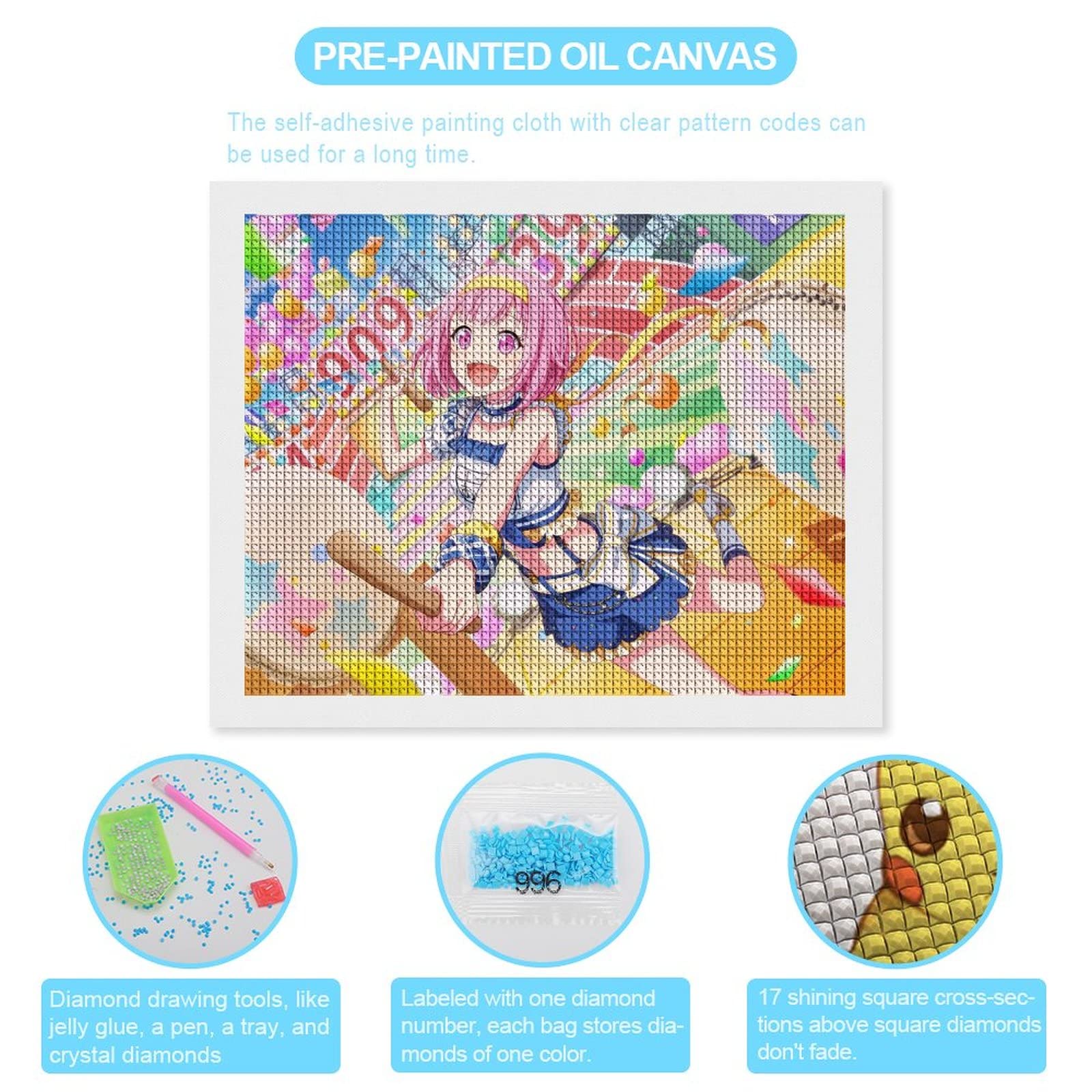 Amazon | プロジェクトセカイ 鳳 えむ ダイヤモンドアート